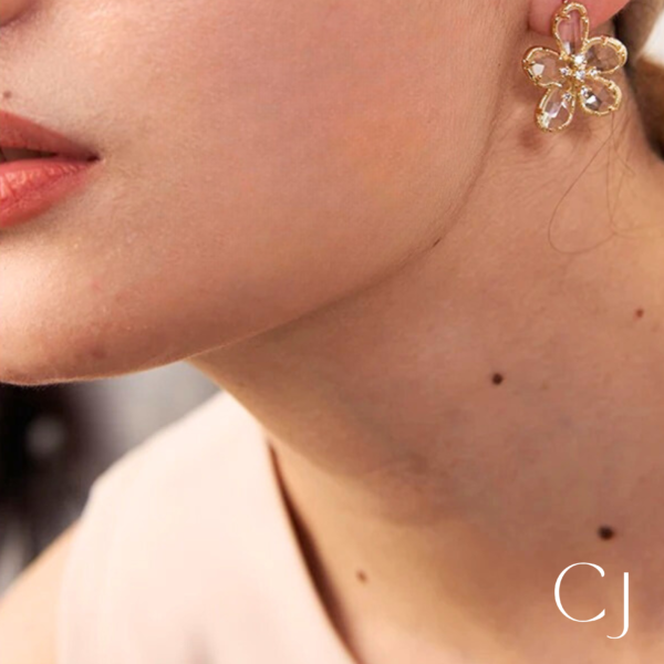 Boucles d'oreilles fleurs légères